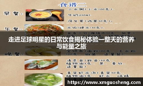走进足球明星的日常饮食揭秘体验一整天的营养与能量之旅